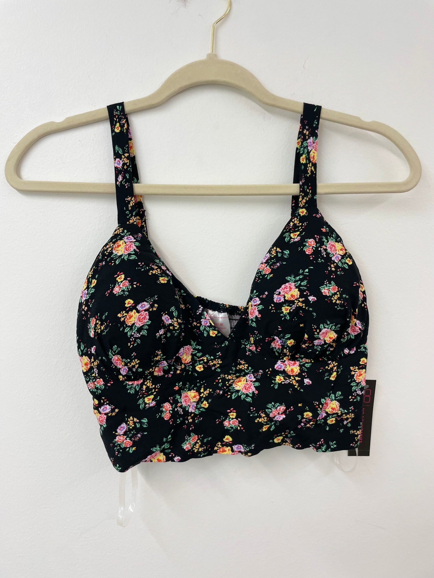 No Boundaries high waisted tie skirt/crop top set Size M / NWT