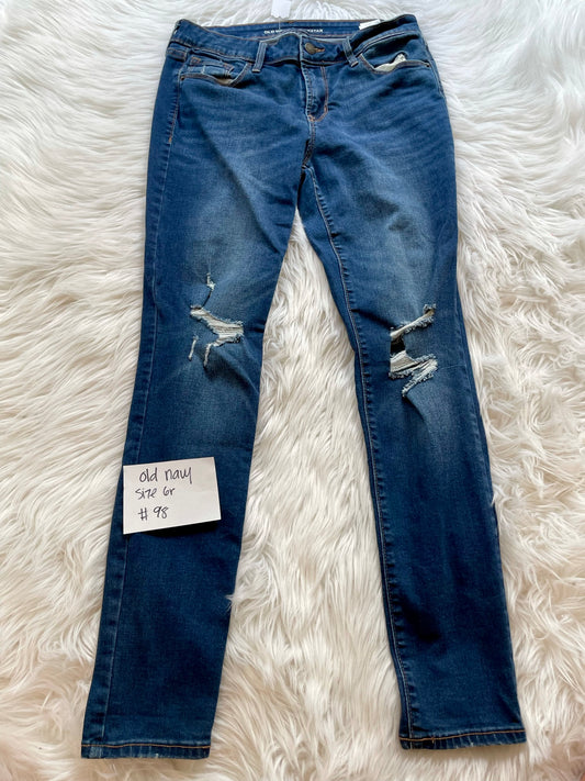 Old Navy Rockstar skinny  Size 6r/EUC