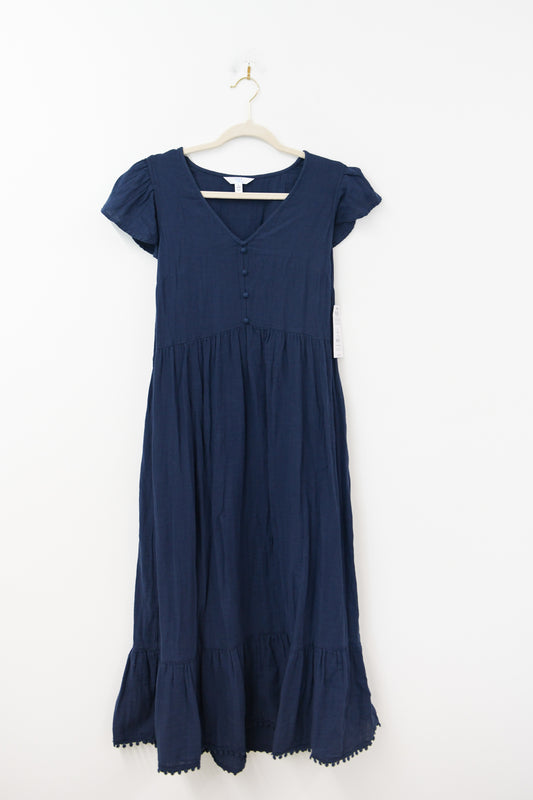 Time and Tru flutter sleeve midi dress Size S / NWT