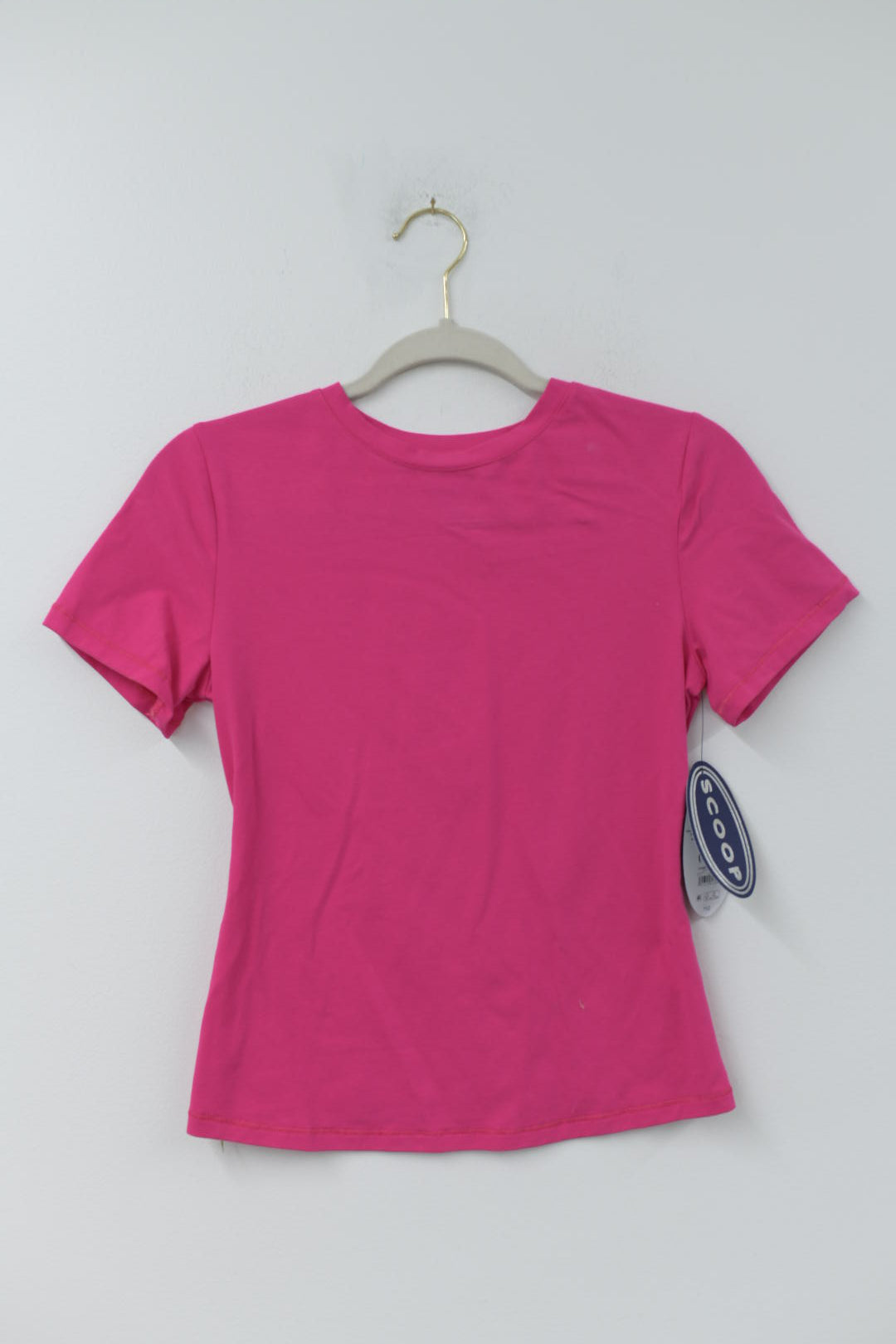 Scoop short sleeve crop tee Size M / NWT