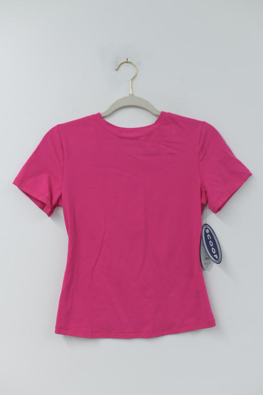 Scoop short sleeve crop tee Size M / NWT