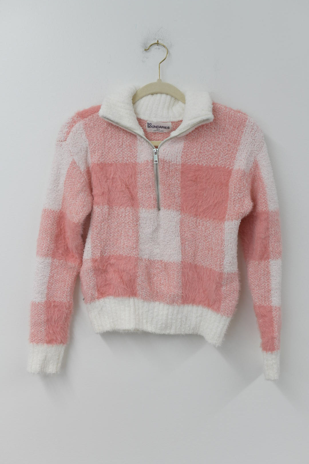 No Boundaries Half Zip Mock Neck Sweater Size S / EUC
