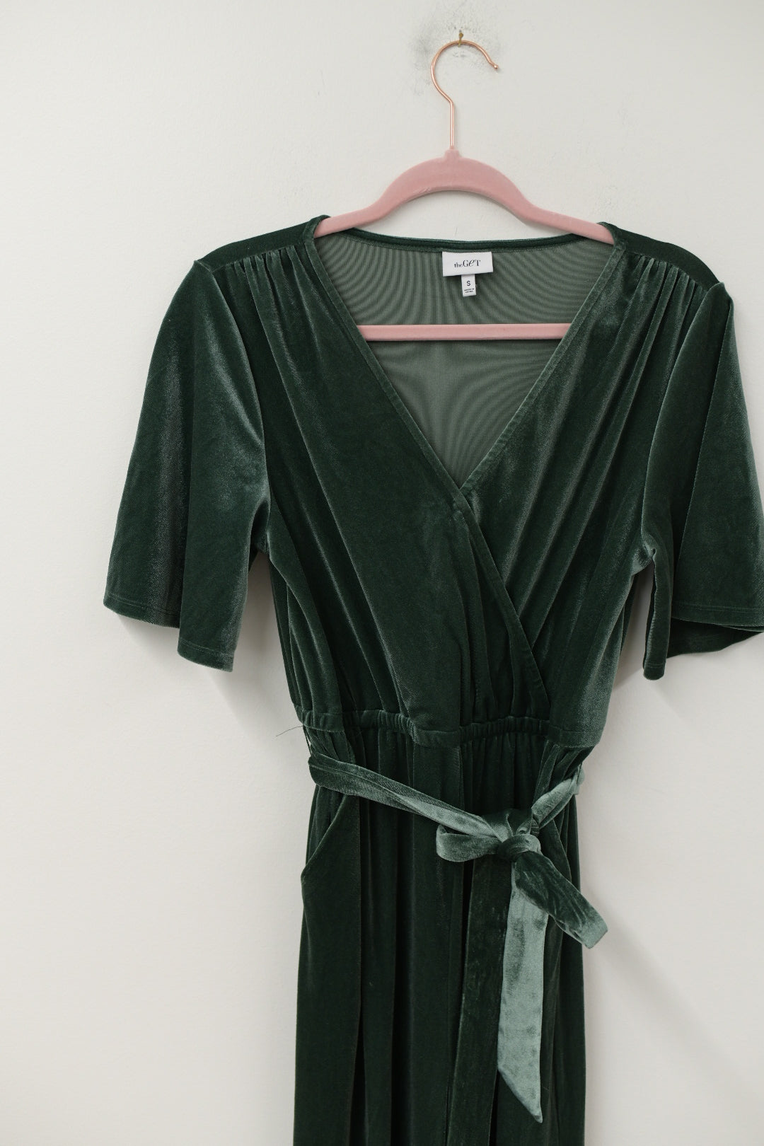 The Get velvet jumpsuit Size S / EUC