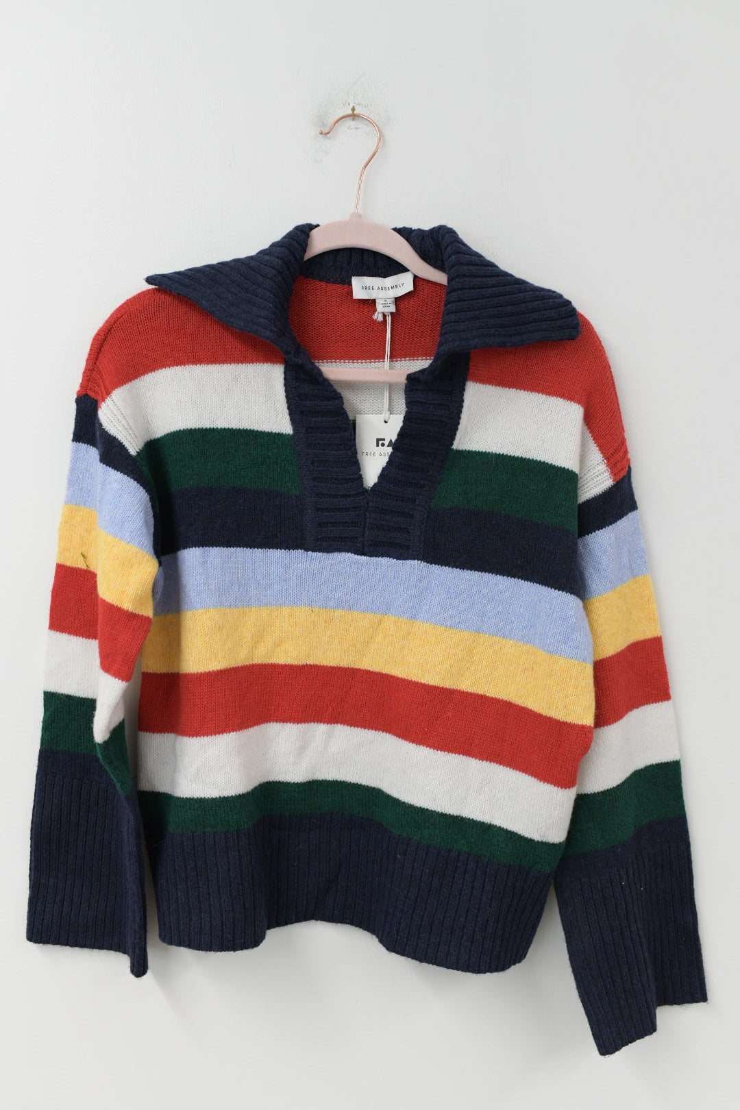 Free Assembly wide collard sweater  Size S / NWT