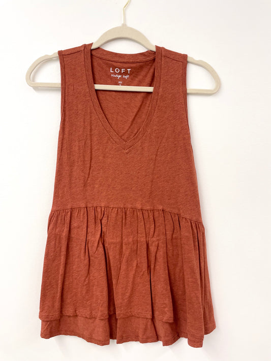 Loft flowy tank top Size S /EUC