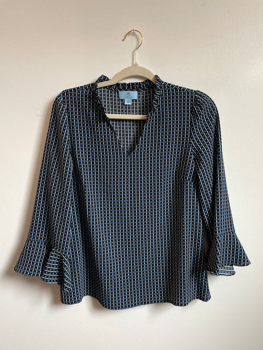 Cece 3/4 sleeve blouse / Size S / EUC