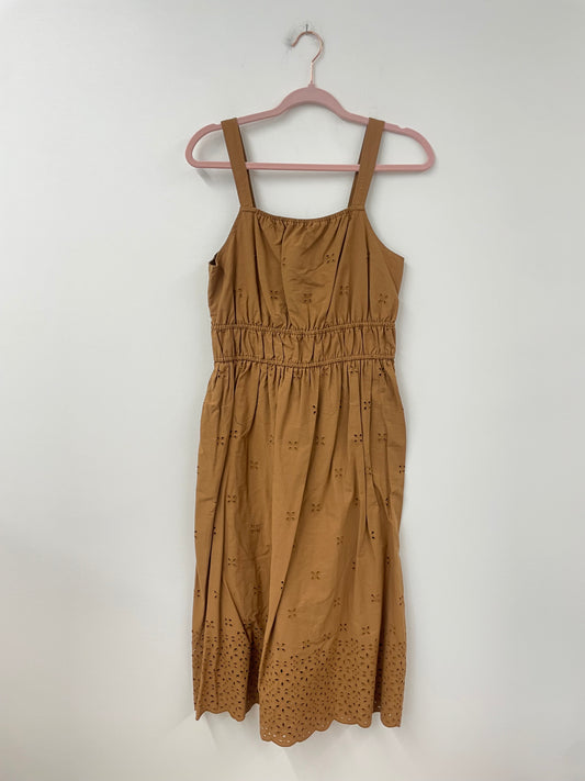 Time and Tru eyelet tie back midi dress Size S / NWT