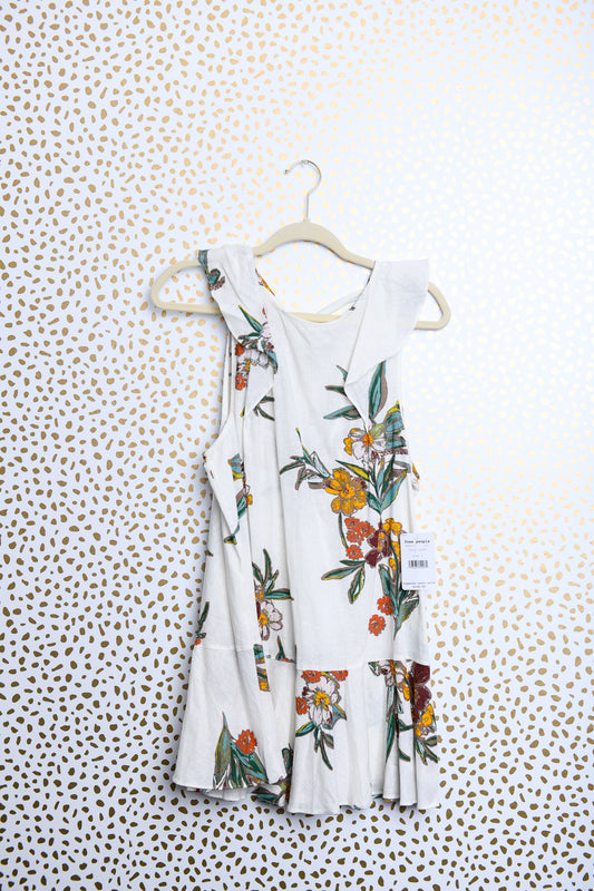 Free People floral casual sleeveless top Size S \ NWT