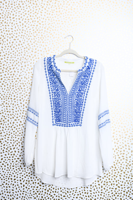 Giani Bini long sleeve v neck blouse Size Size S \ EUC
