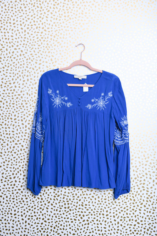 Loft long sleeve blouse\S\EUC