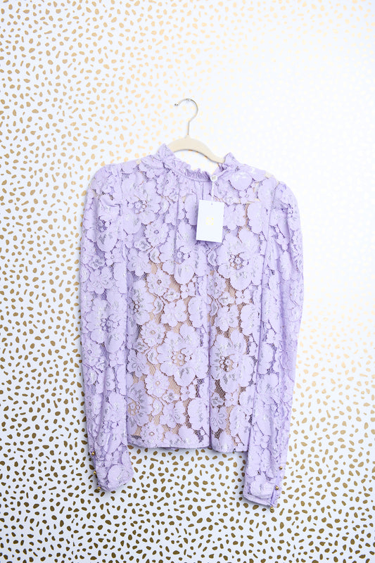 WAYF long sleeve lace blouse Size S \ NWT