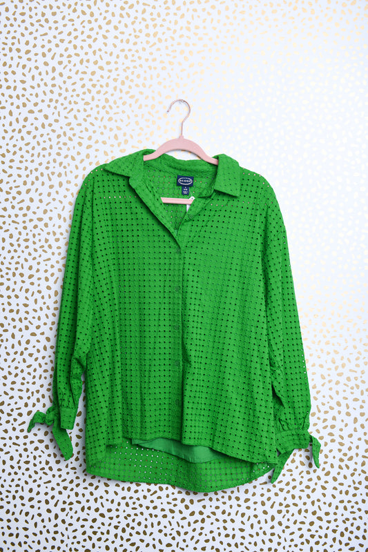 Scoop  long sleeve button down Size S \ EUC