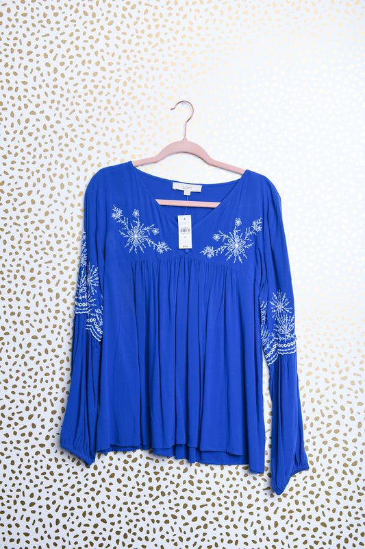 Loft long sleeve blouse\M\NWT