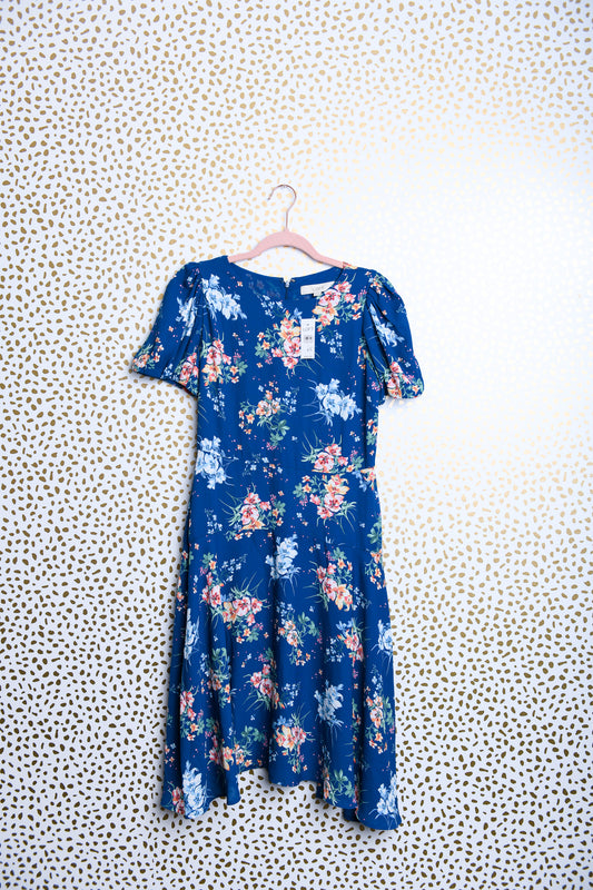 Loft short sleeve swing dress\2\NWT