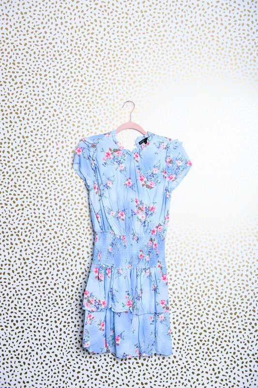 Gibson short sleeve ruffled dress\XS\EUC