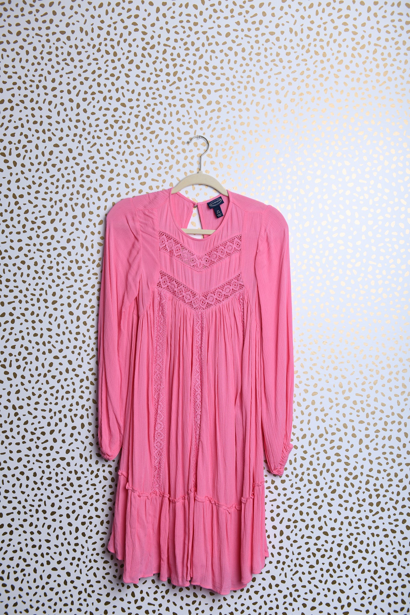 Scoop long sleeve dress\XS\EUC