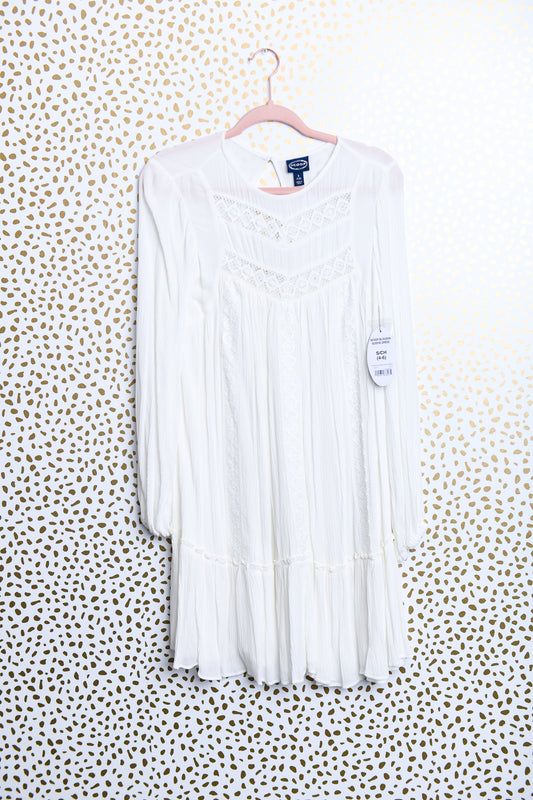 Scoop long sleeve flowy dress\S\EUC