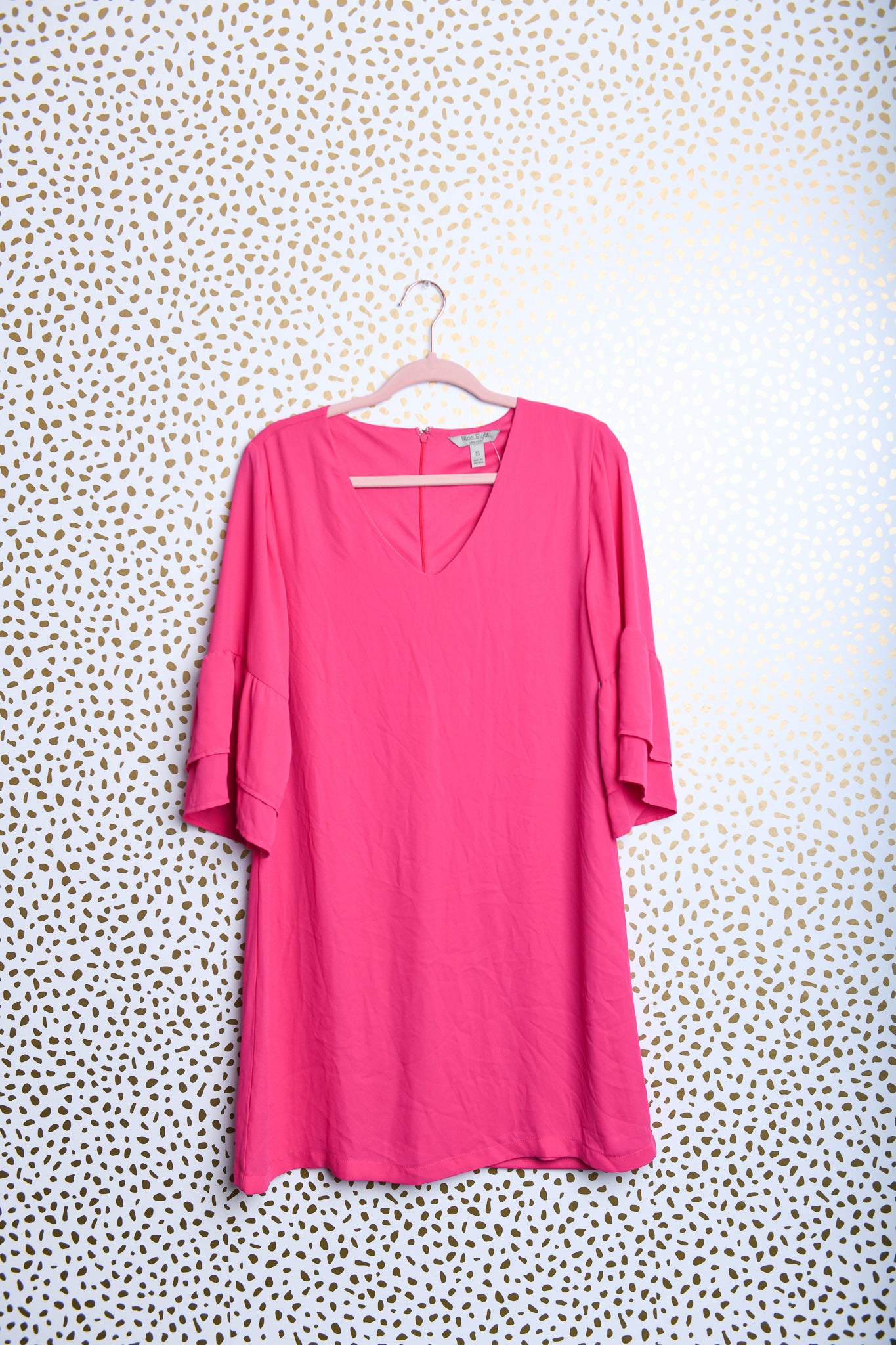 Nine Eight 3/4 sleeve mini dress \S\EUC