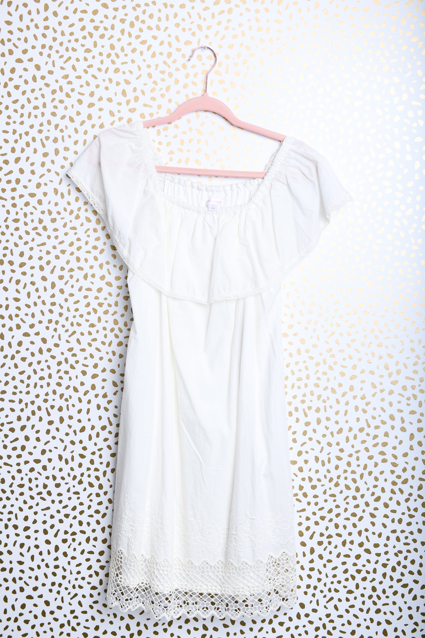 Xhilaration off shoulder mini dress\L\EUC