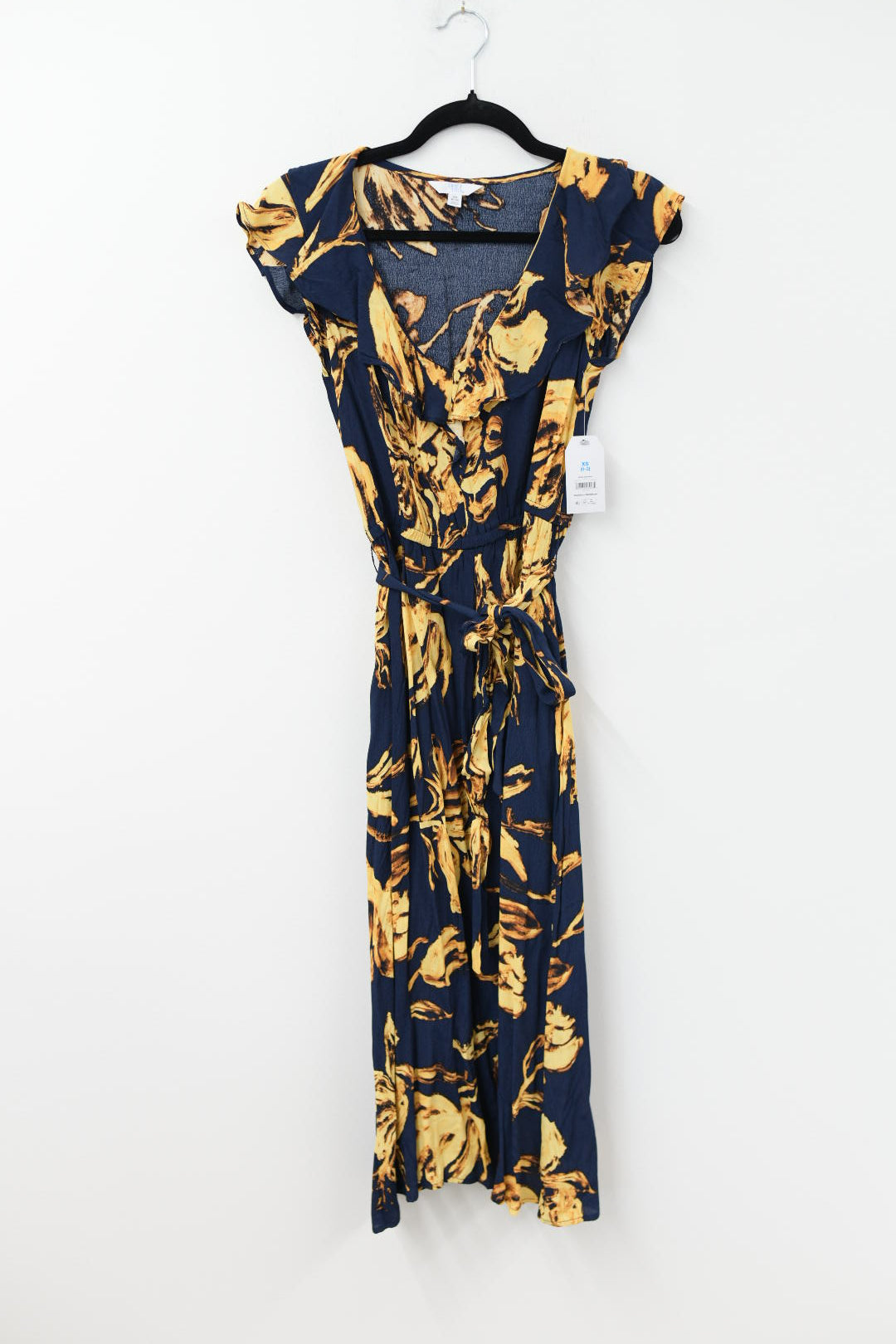 Time and Tru ruffle midi dress Size XS /NWT