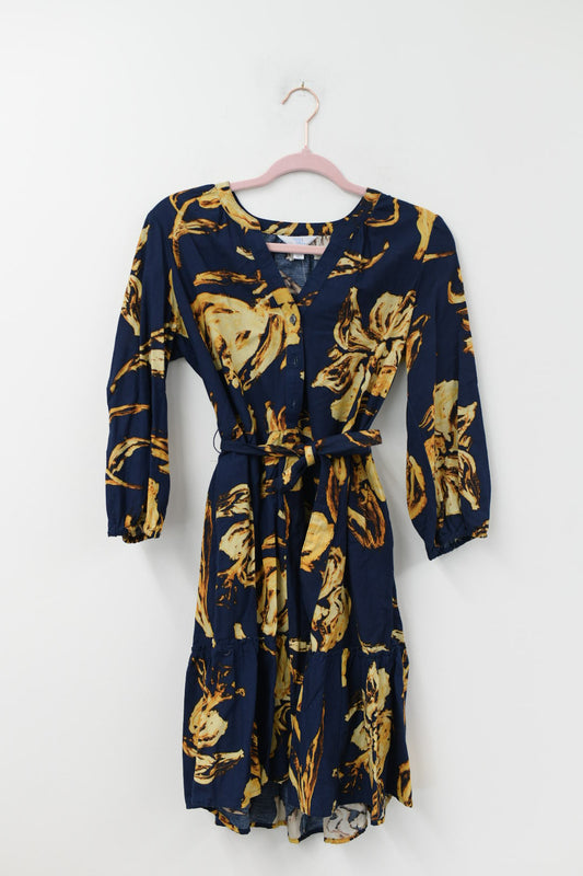 Time and Tru poplin shirt mini dress Size S /NWT