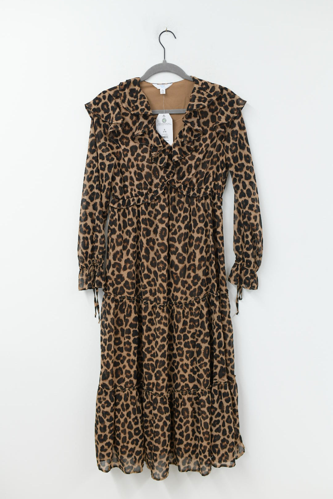 Time and Tru ruffle midi dress Size S /NWT