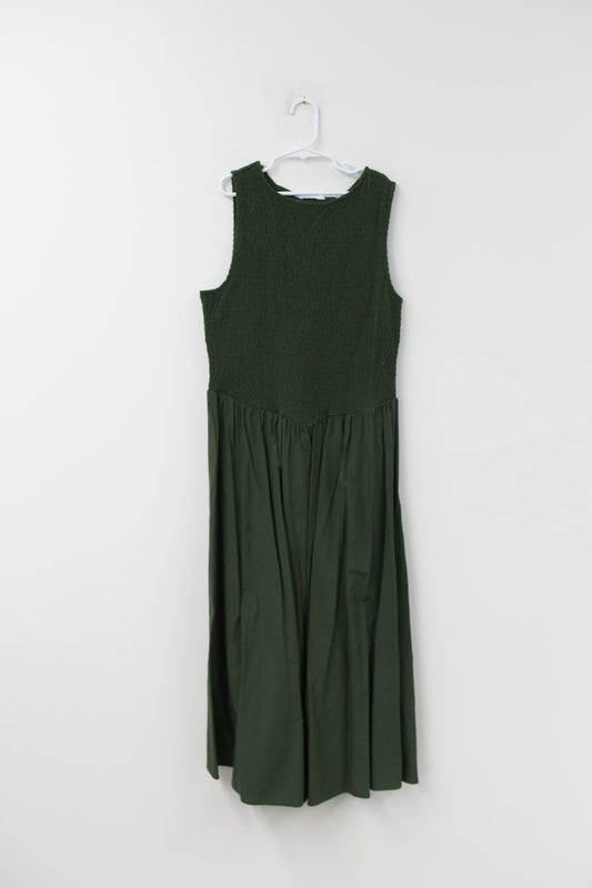 Time and Tru smocked woven midi dress Size S /NWT