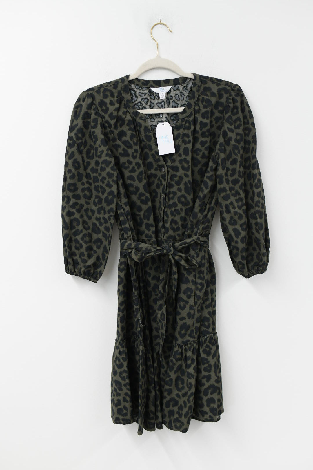Time and Tru poplin shirt mini dress Size S /NWT