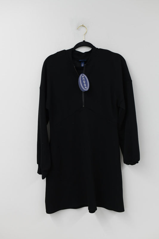Scoop scuba bomber mini dress Size S /NWT