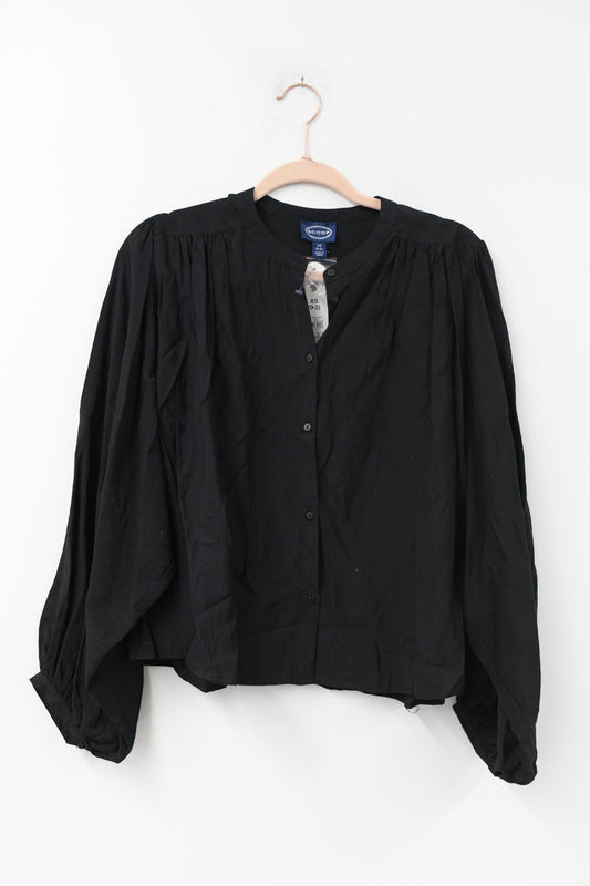 Scoop blouson sleeve v shirt Size XS/EUC
