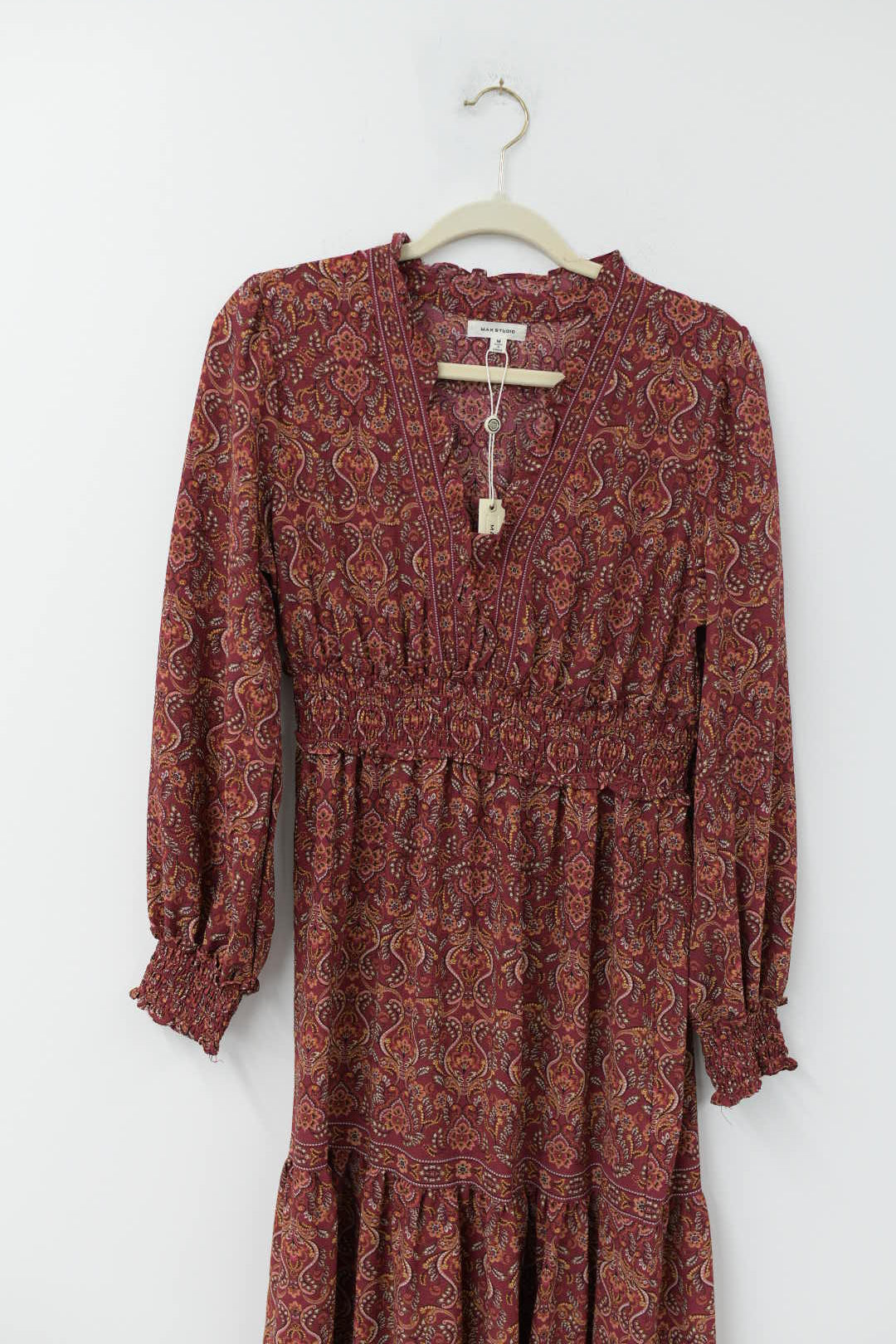 Max Studios long sleeve maxi dress Size M / NWT