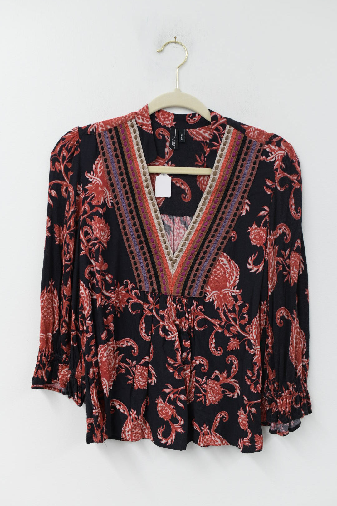 Bl^nk London 3/4 sleeve blouse Size S / EUC