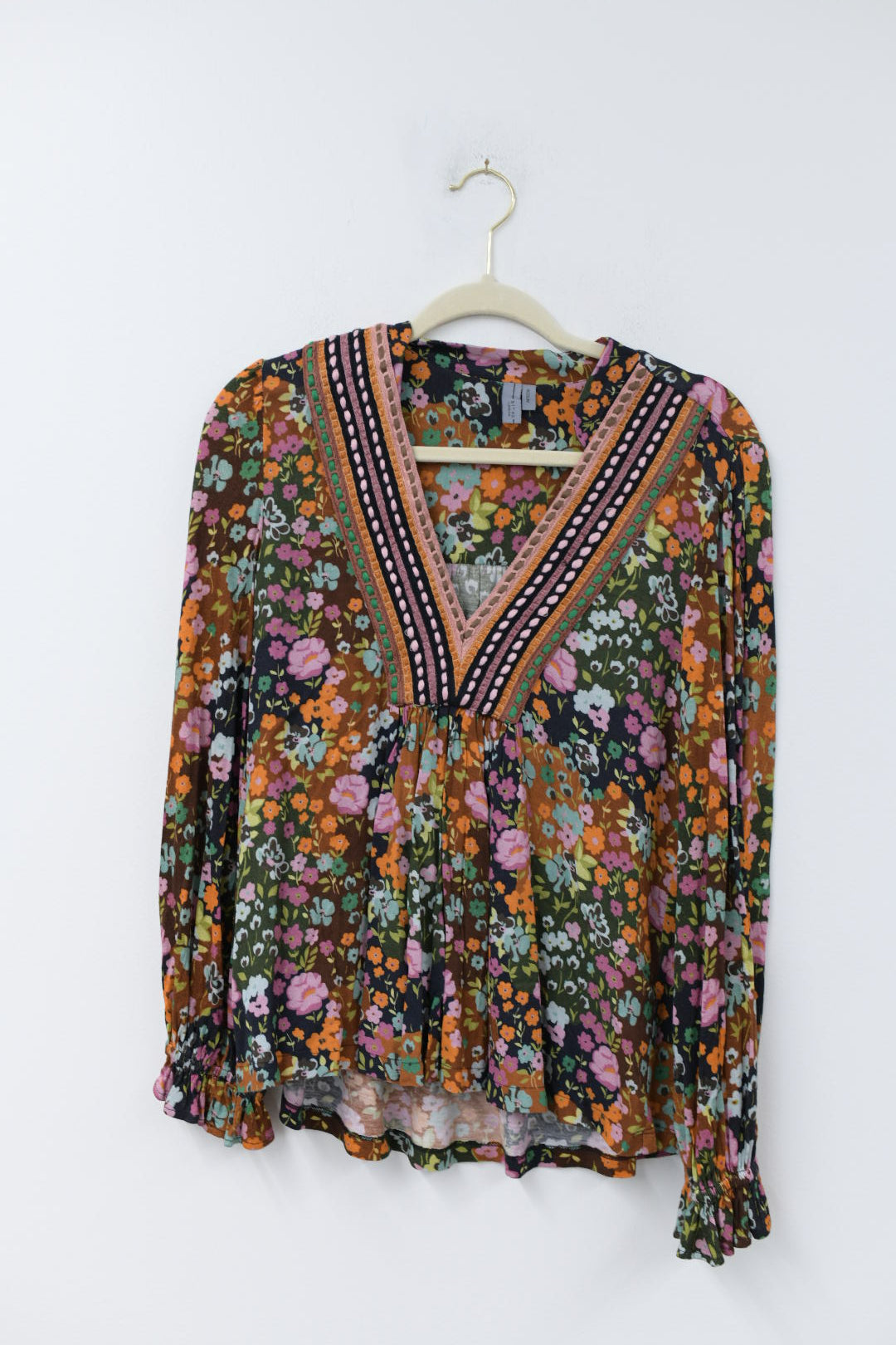 Bl^nk London long sleeve blouse Size  / EUC