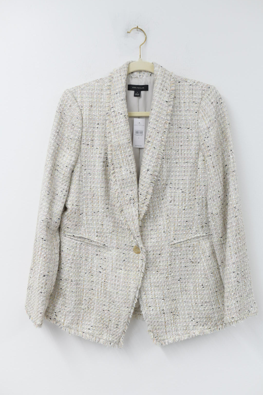 Ann Taylor tweed blazer Size 6 / NWT