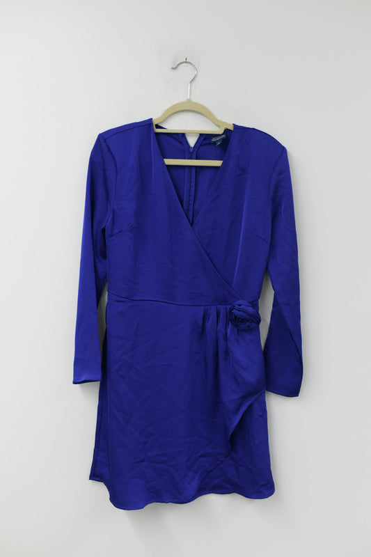 Scoop long sleeve mini dress Size S/EUC