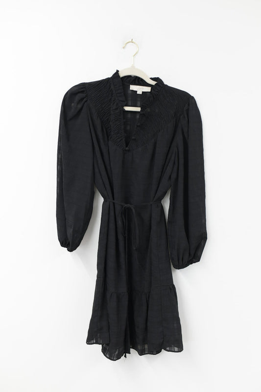 Loft tie waist mini dress Size S/EUC