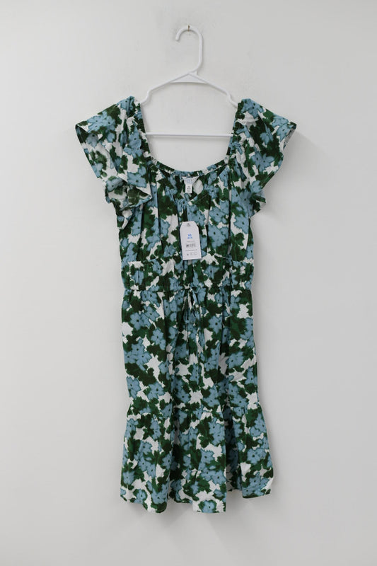 Time and Tru flutter sleeve tiered mini dress Size XS / NWT