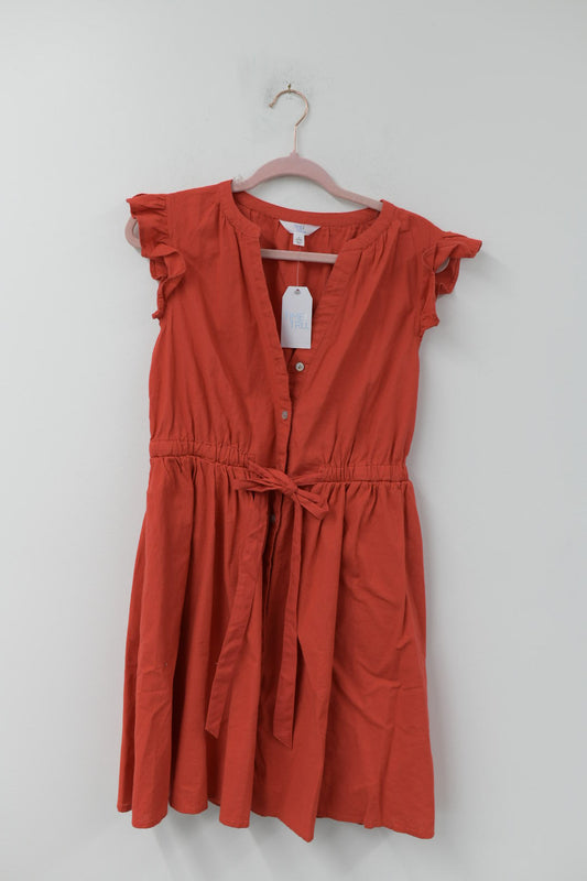 Time and Tru flutter sleeve tie waist mini dress Size S / NWT