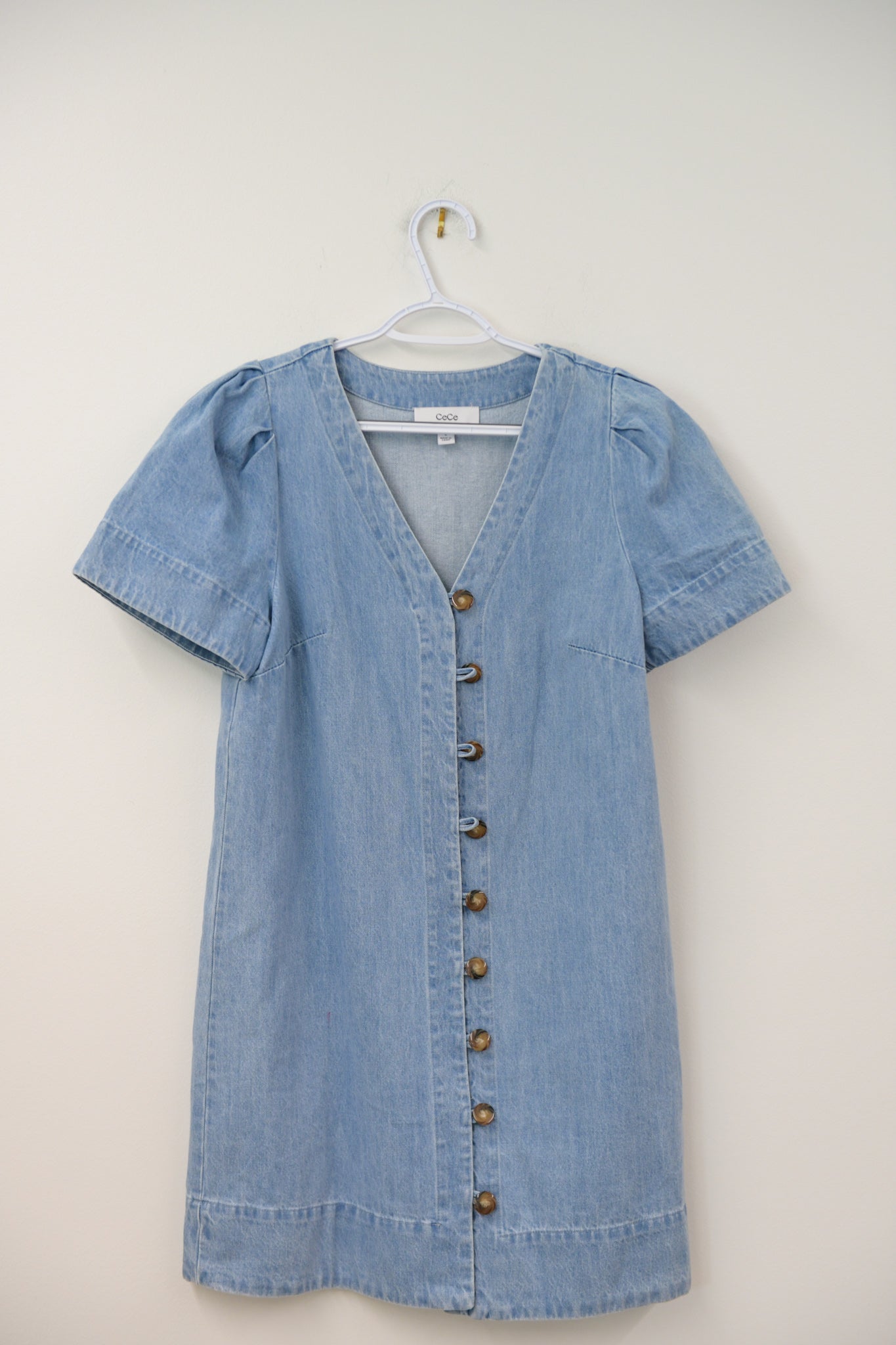 Cece mini denim dress Size S / EUC