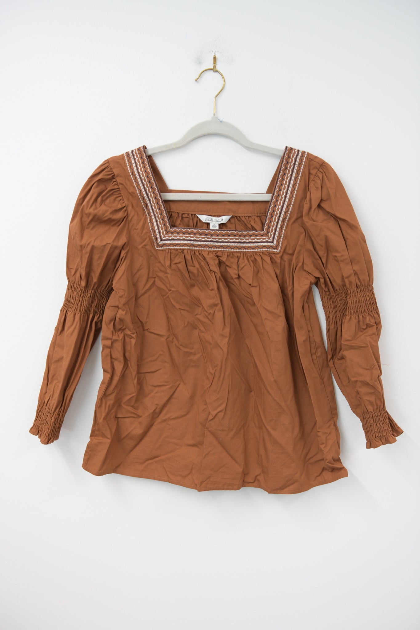 Pioneer Woman square neck blouse Size S / NWT