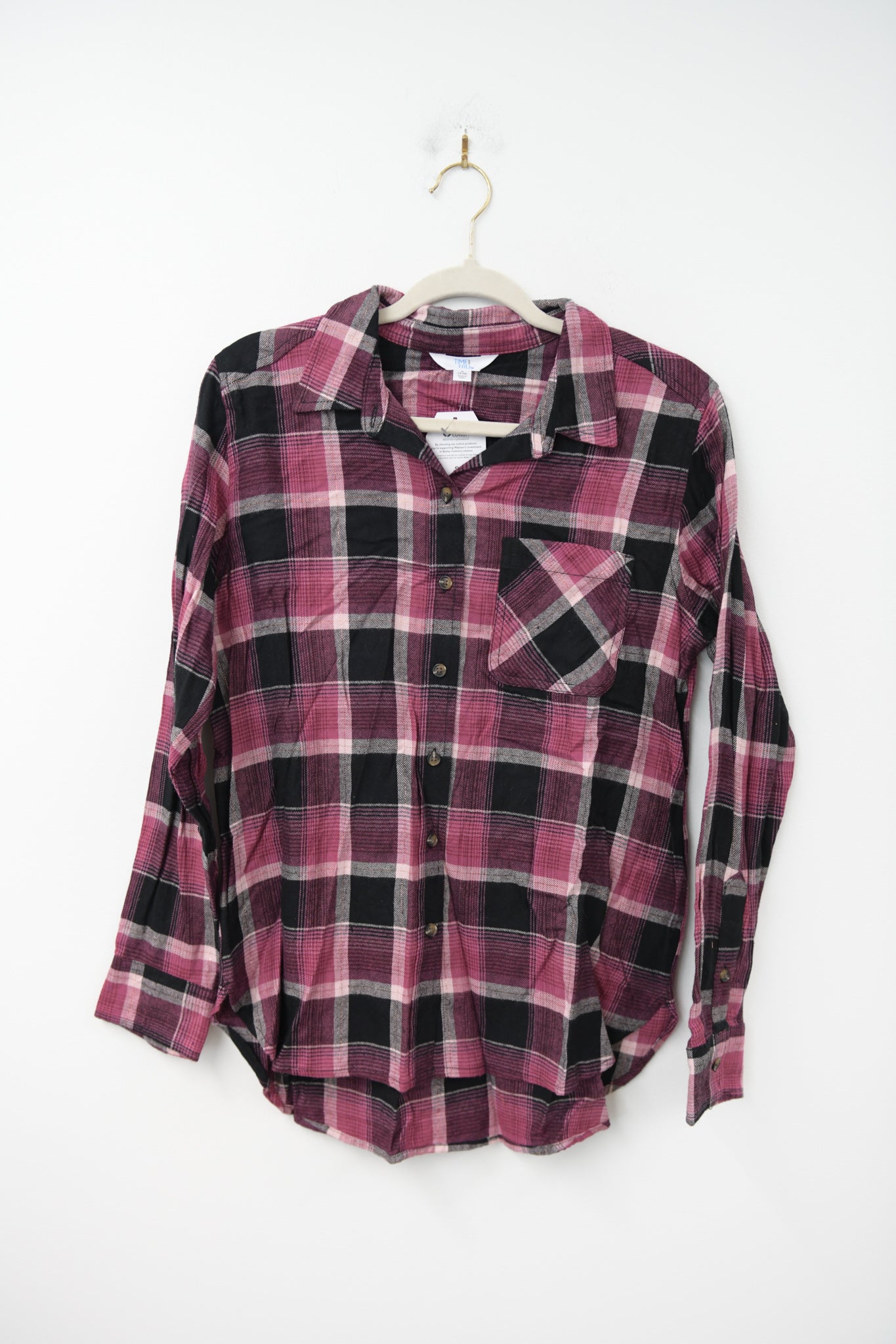 Time and Tru flannel shirt Size S / NWT