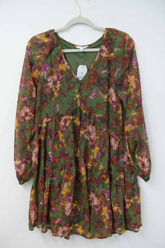 Time and Tru tiered babydoll mini dress Size XS / NWT
