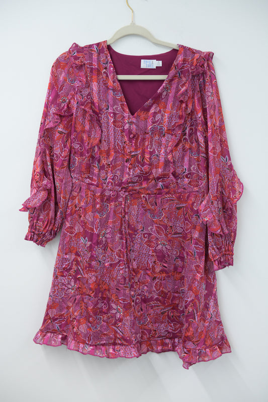 Time and Tru long sleeve mini dress Size xS / EUC