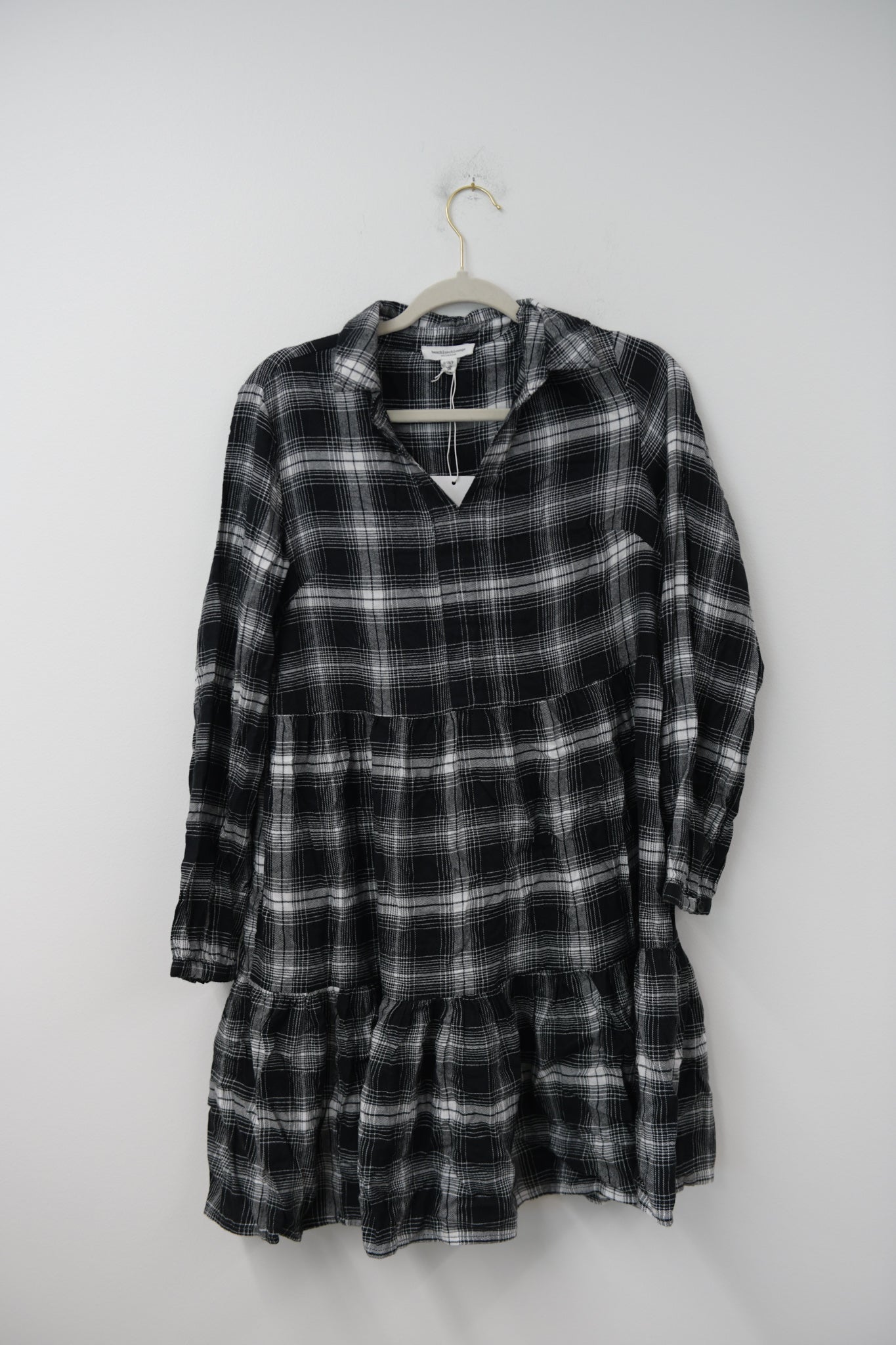 Beach Lunch Lounge flannel mini dress Size S / NWT