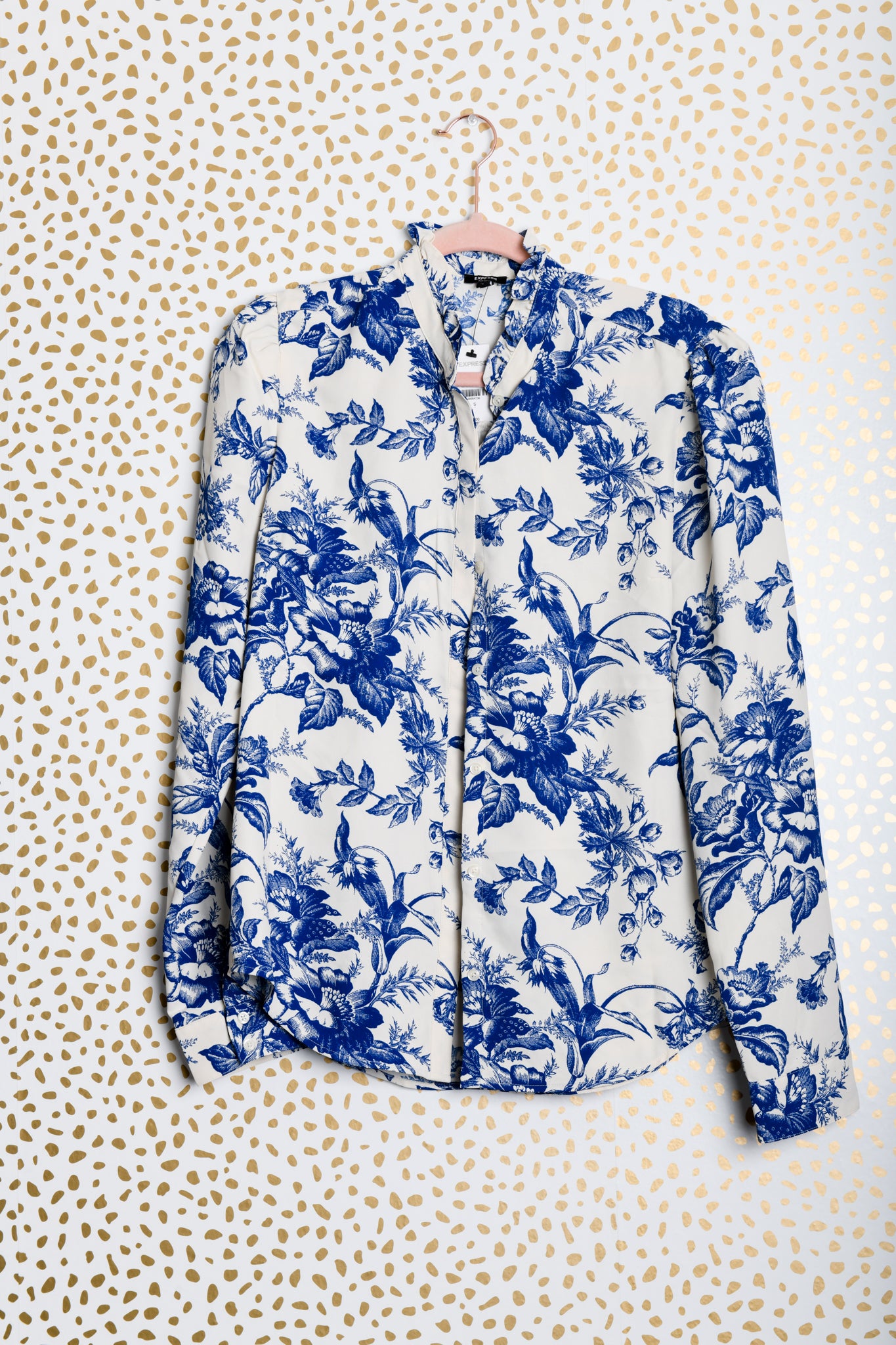 Express long sleeve button up blouse Size S / NWT