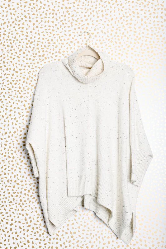 Loft 3/4 sleeve poncho Size S/ EUC