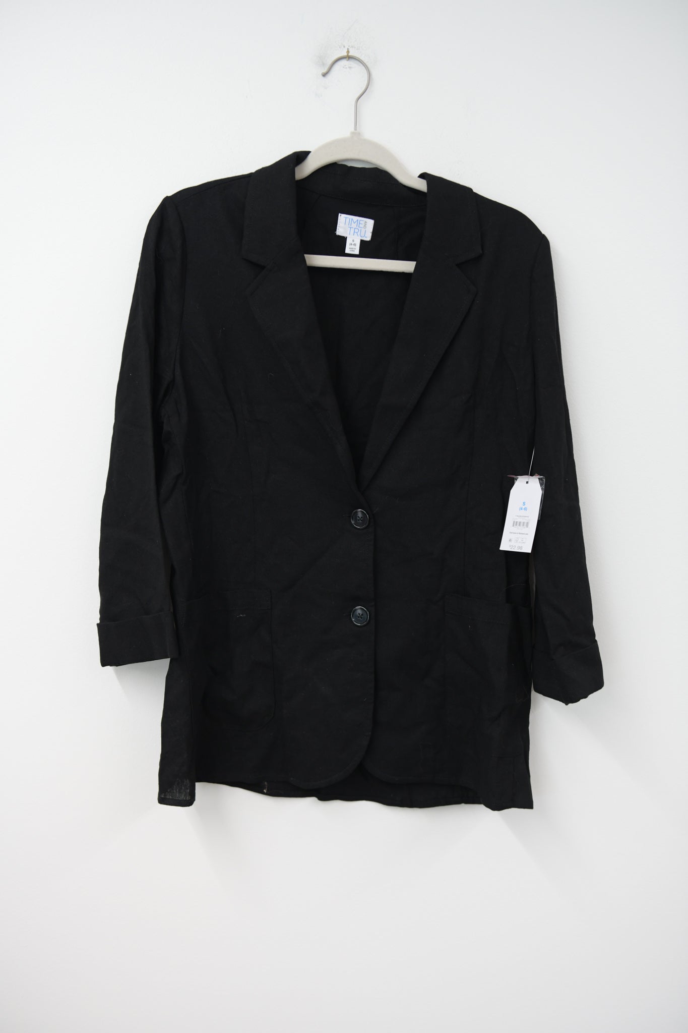 Time and Tru linen blazer Size S / NWT