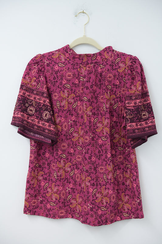Loft short sleeve blouse Size S / NWT