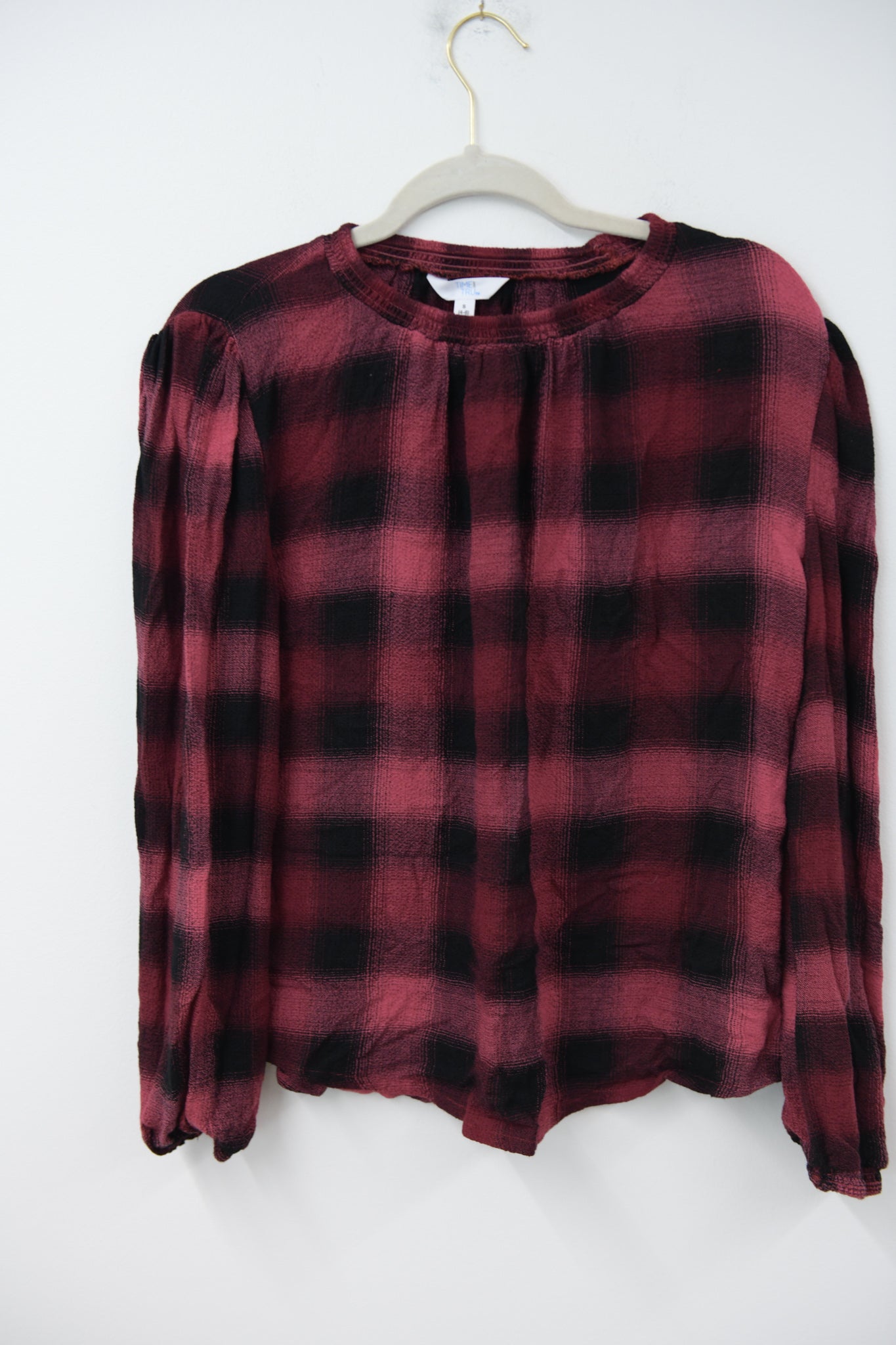Time and Tru flannel blouse Size S / EUC