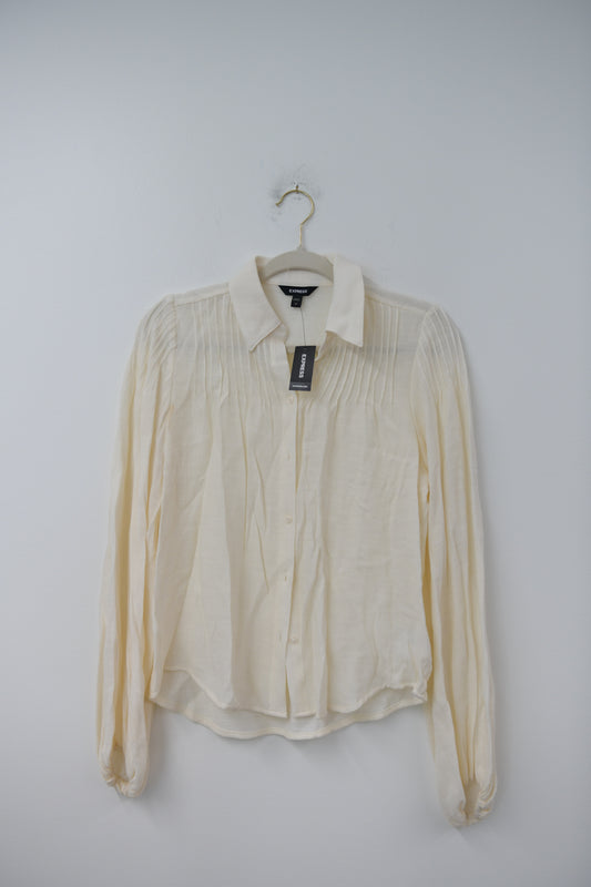 Express long sleeve button down blouse Size XS / NWT